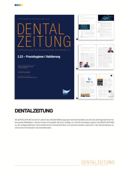 Cover bild gehörig zu Mediadaten Dentalzeitung